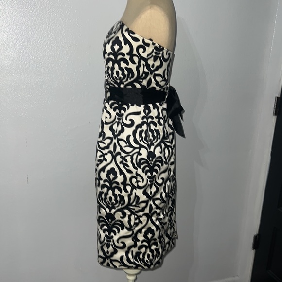 Authentic Milly designer strapless print dress sz 4 - Picture 4 of 11